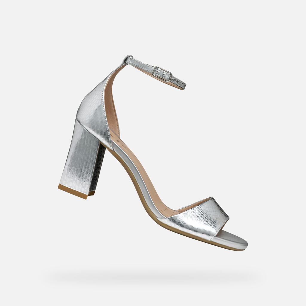 Sandales Femme NEW ERAKLIA 80 WOMAN Argent 1/7