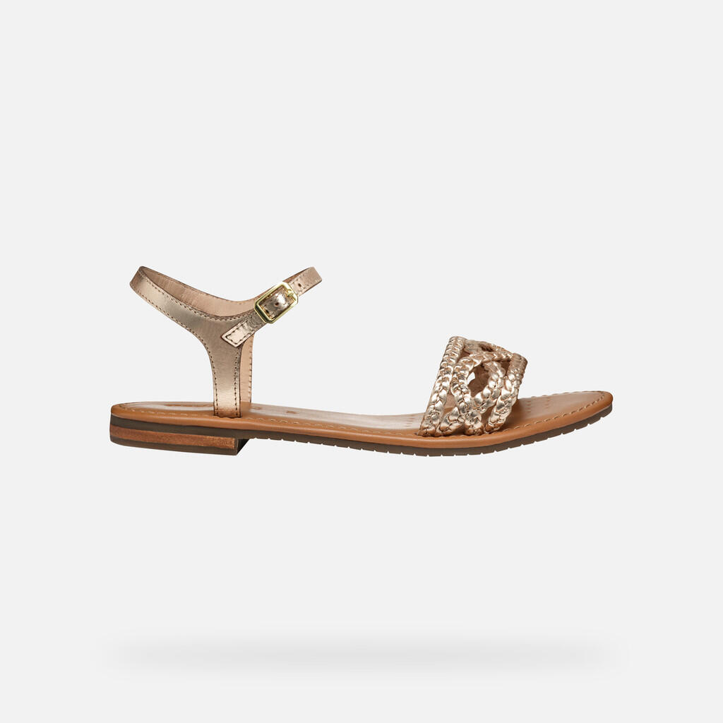 Sandales Femme D SOZY S Or Clair 2/7