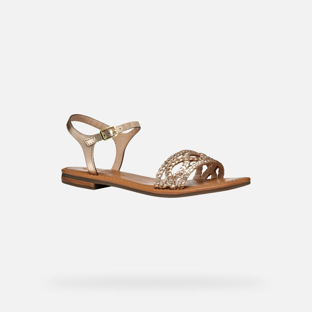 Sandales Femme D SOZY S Or Clair 5/7