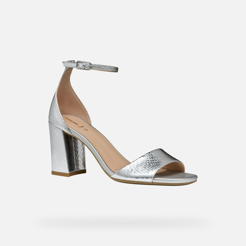 Sandales Femme NEW ERAKLIA 80 WOMAN Argent 5/7