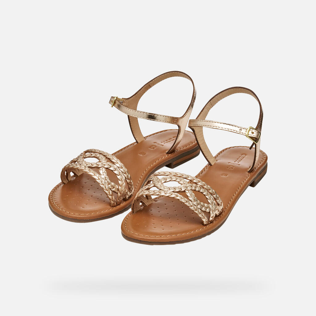 Sandales Femme D SOZY S Or Clair 4/7