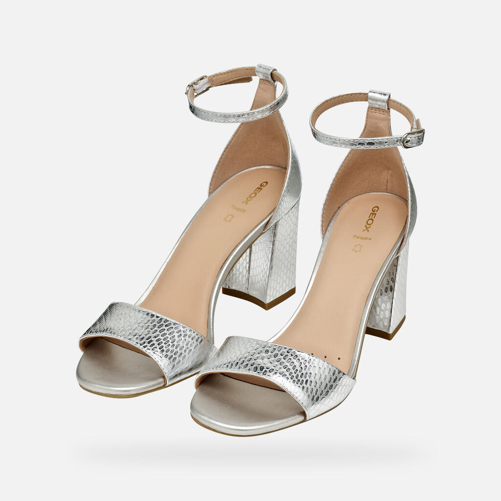 Sandales Femme NEW ERAKLIA 80 WOMAN Argent 4/7