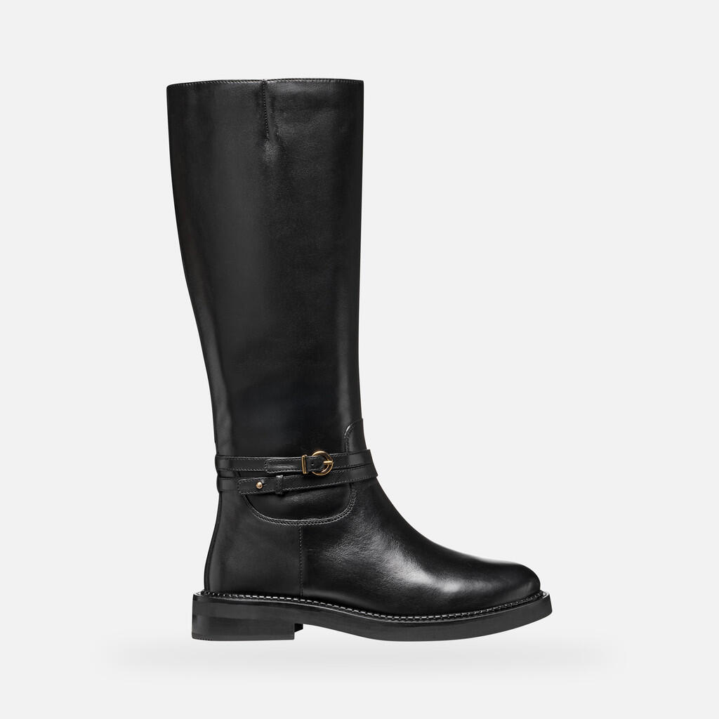 Women's leather boots Geox Serilda A