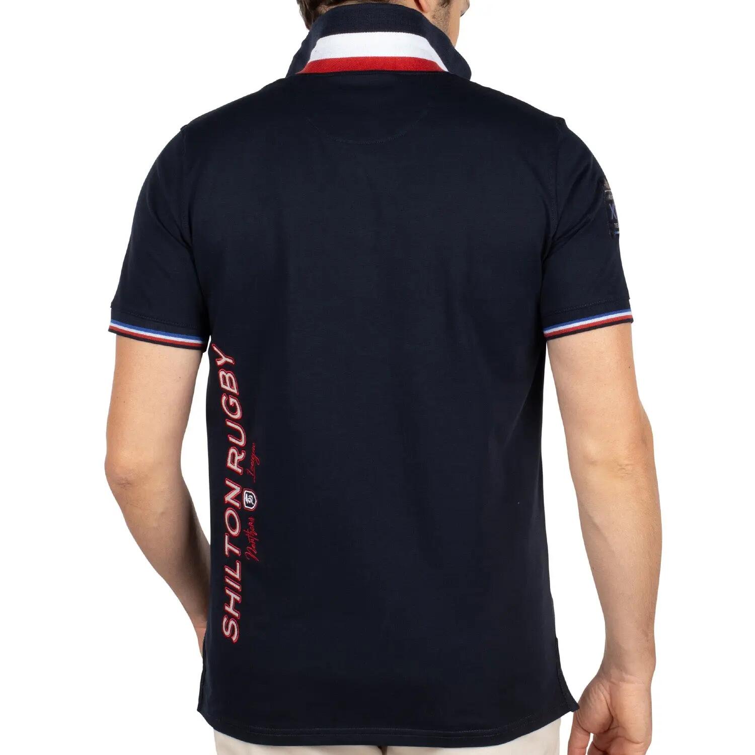 Polo tricolore rugby homme 2/7