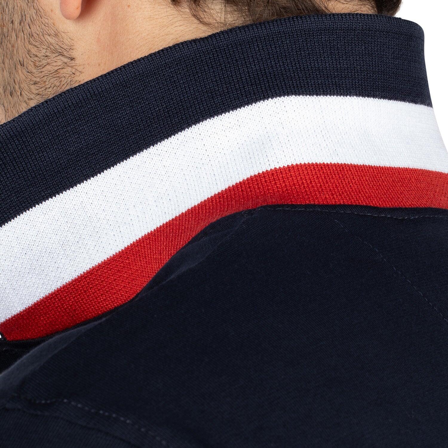 Polo tricolore rugby homme 4/7