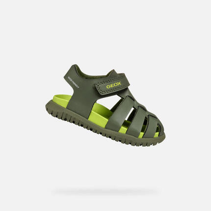 Sandales Bébé Garçon B SANDAL FUSBETTO BO Vert Sauge
