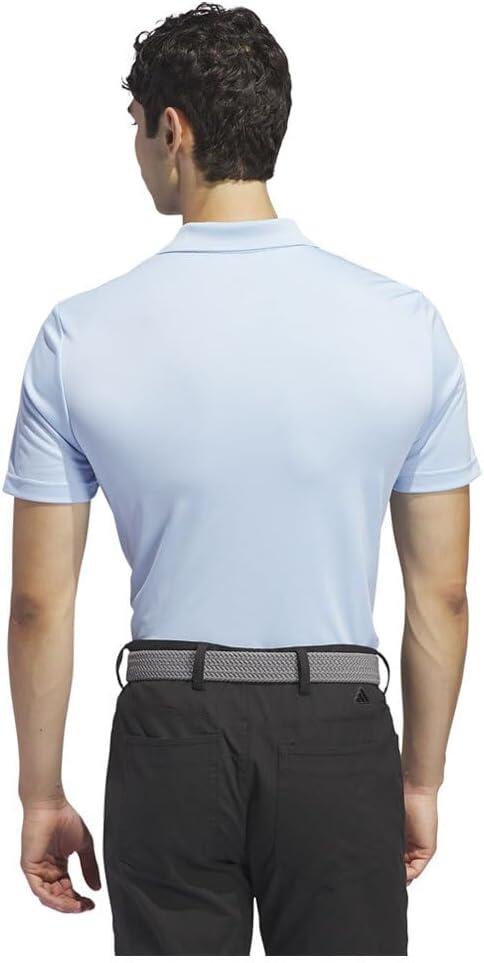 Adidas Performance Polo, Polo de Golf para Hombre, Azul Claro 3/7