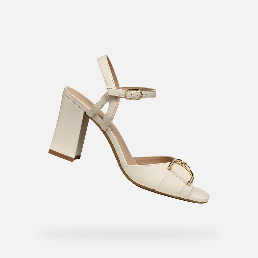 Sandales Femme NEW ERAKLIA 80 WOMAN Blanc Cassé 1/7
