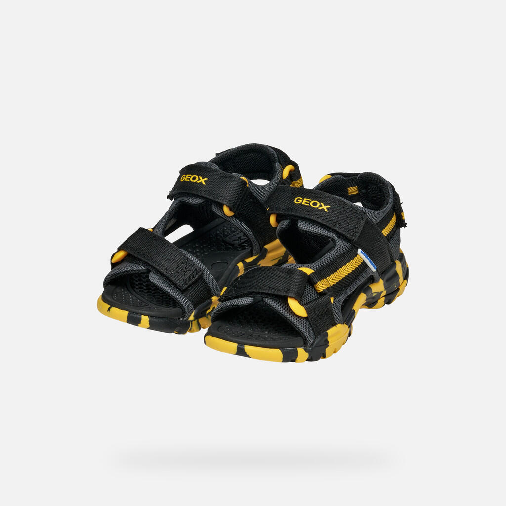 Sandały GEOX J BOREALIS B Czarny 3/7