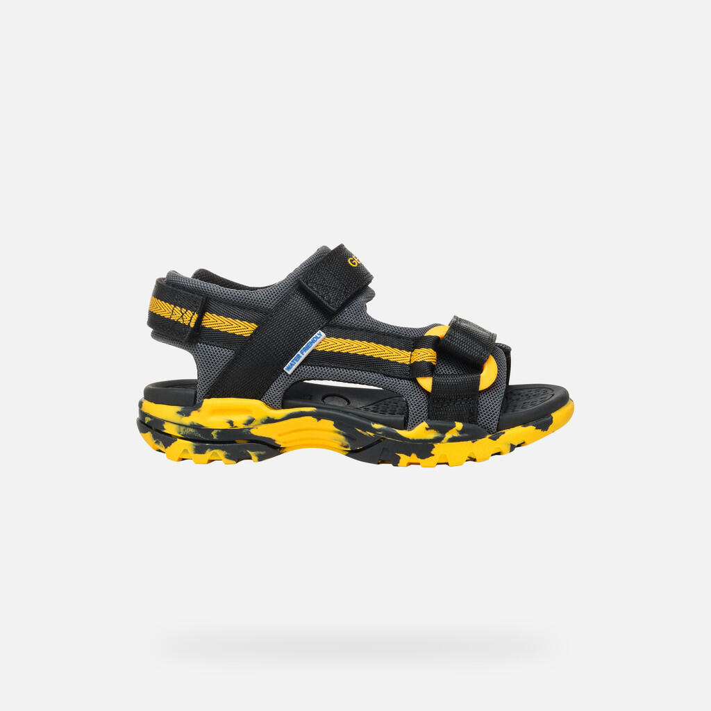 Sandały GEOX J BOREALIS B Czarny 2/7