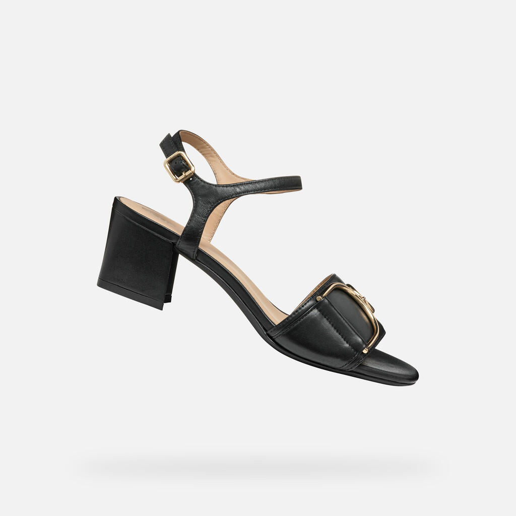 Geox - Sandales Femme New Eraklia 50 Woman Noir - Sandales - Noir - Decathlon