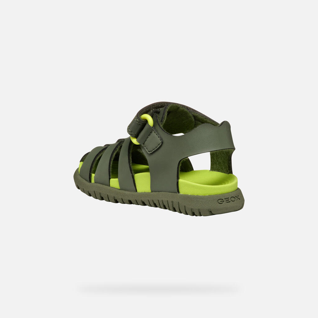 Sandalias Niño Geox B Sandal Fusbetto Bo Verde 5/7