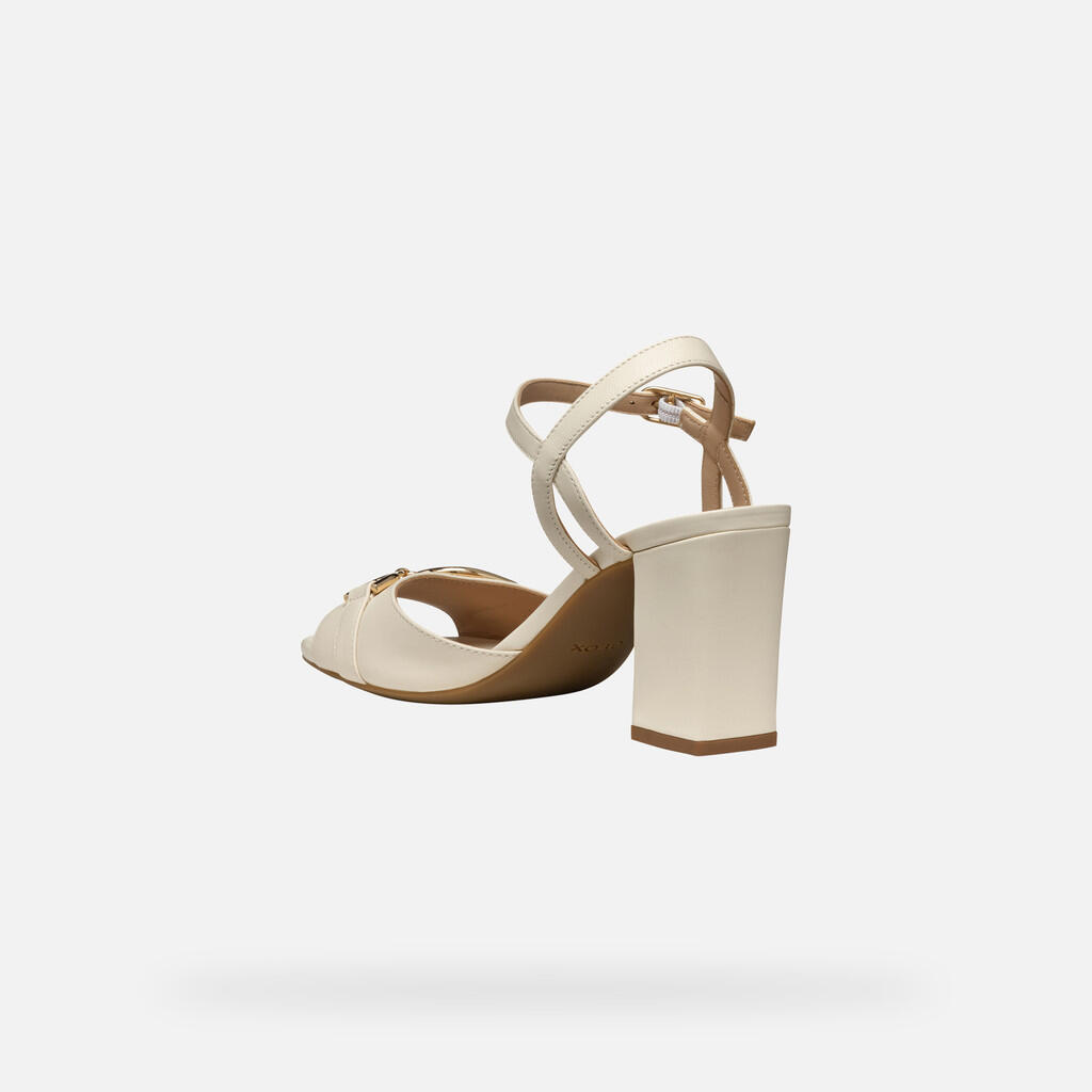 Sandales Femme NEW ERAKLIA 80 WOMAN Blanc Cassé 6/7