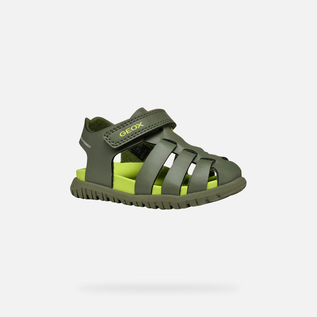 Sandalias Niño Geox B Sandal Fusbetto Bo Verde 4/7