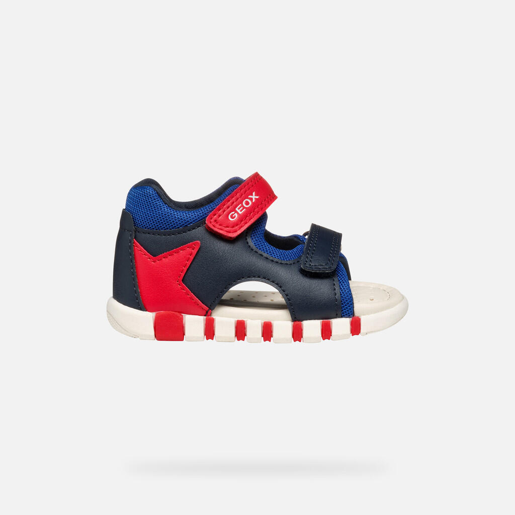 Premiers Pas Bébé Garçon SANDAL IUPIDOO BABY Bleu Marine/Bleu Roi 2/7