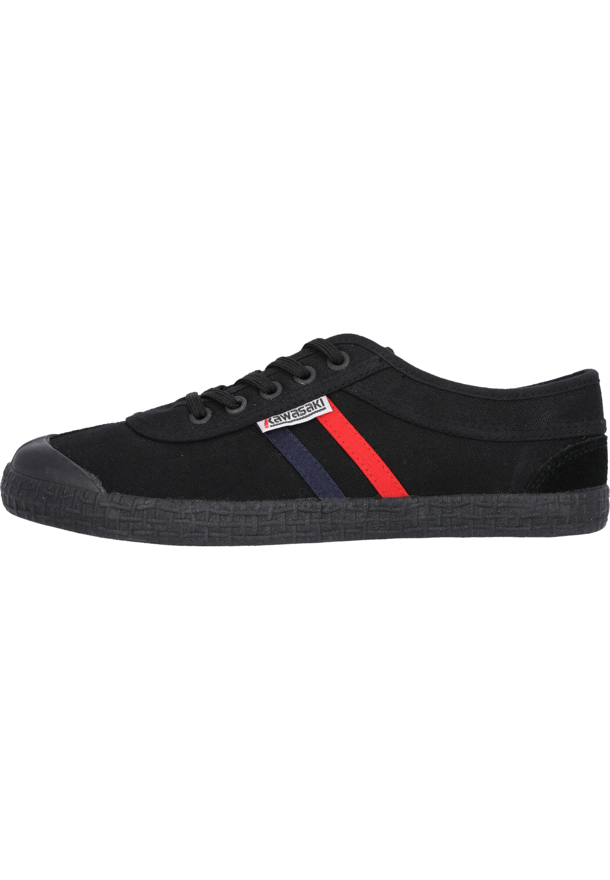 Kawasaki Retro Canvas Shoe K192496 1001S Black Solid 9/15