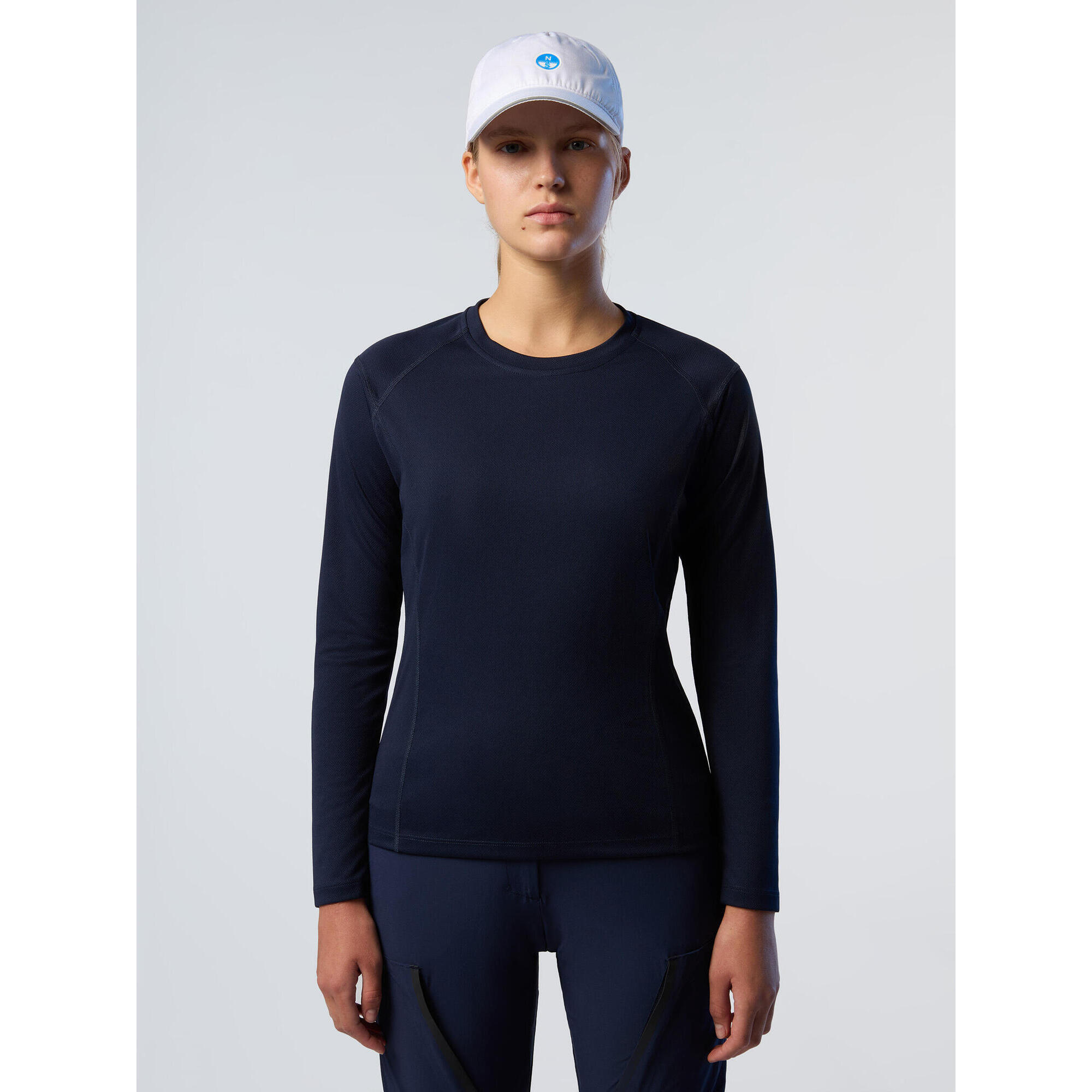 North Sails - T-shirt À Manches Longues Regatta Tech Pour Femme - T-shirt Manches Courtes - Bleu - Decathlon