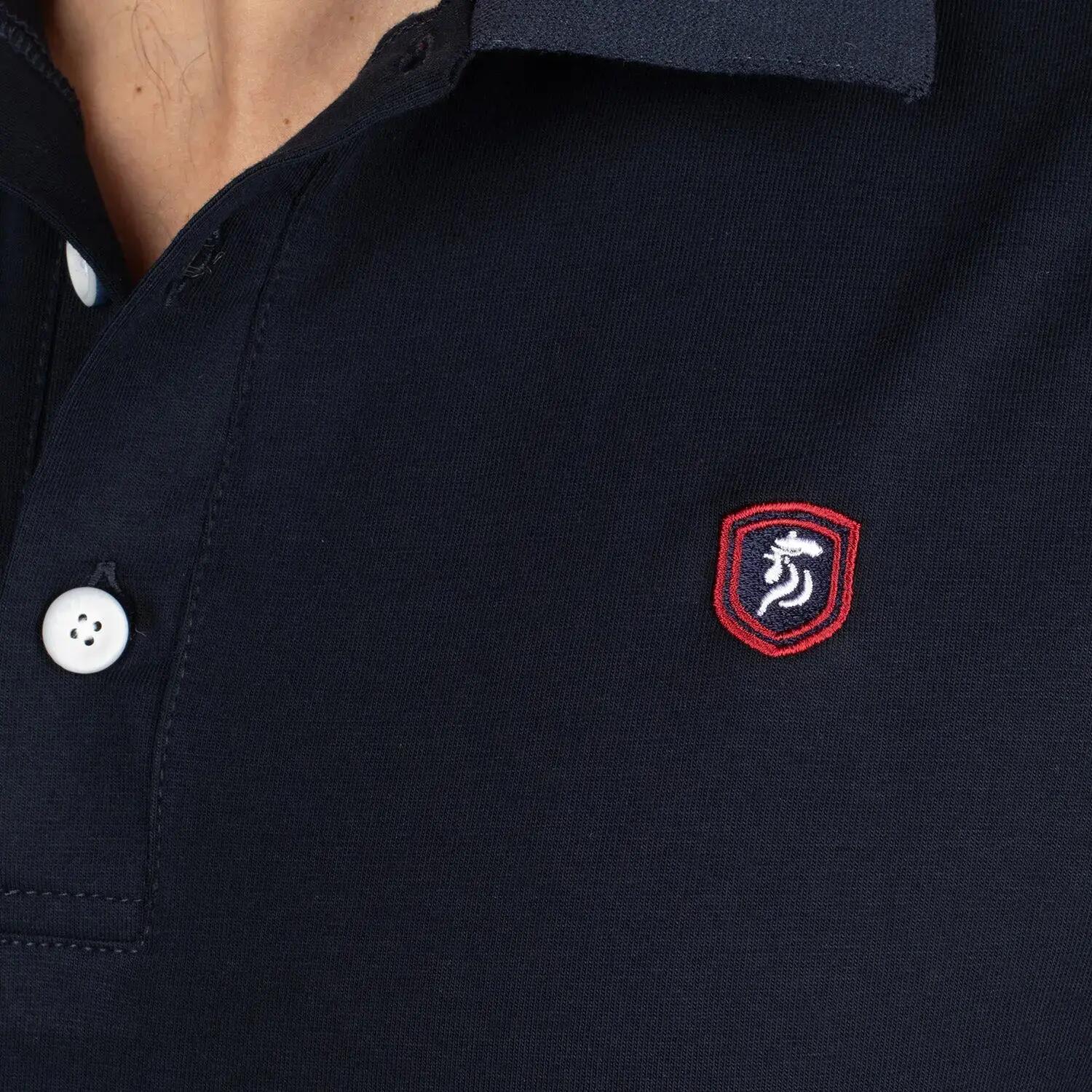 Polo tricolore rugby homme 5/7