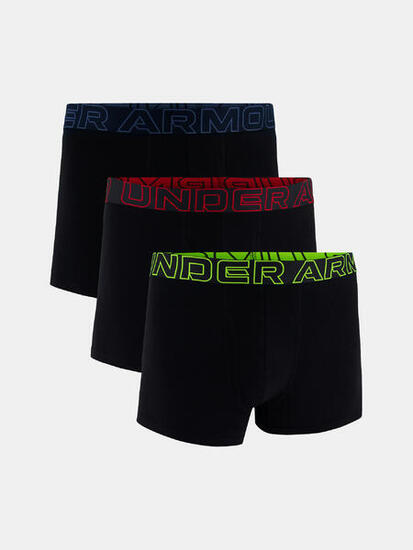 Boxershort Herren 3er Pack Figurbetont-UA PERFORMANCE COTTON - SOLID 3 IN 3PK