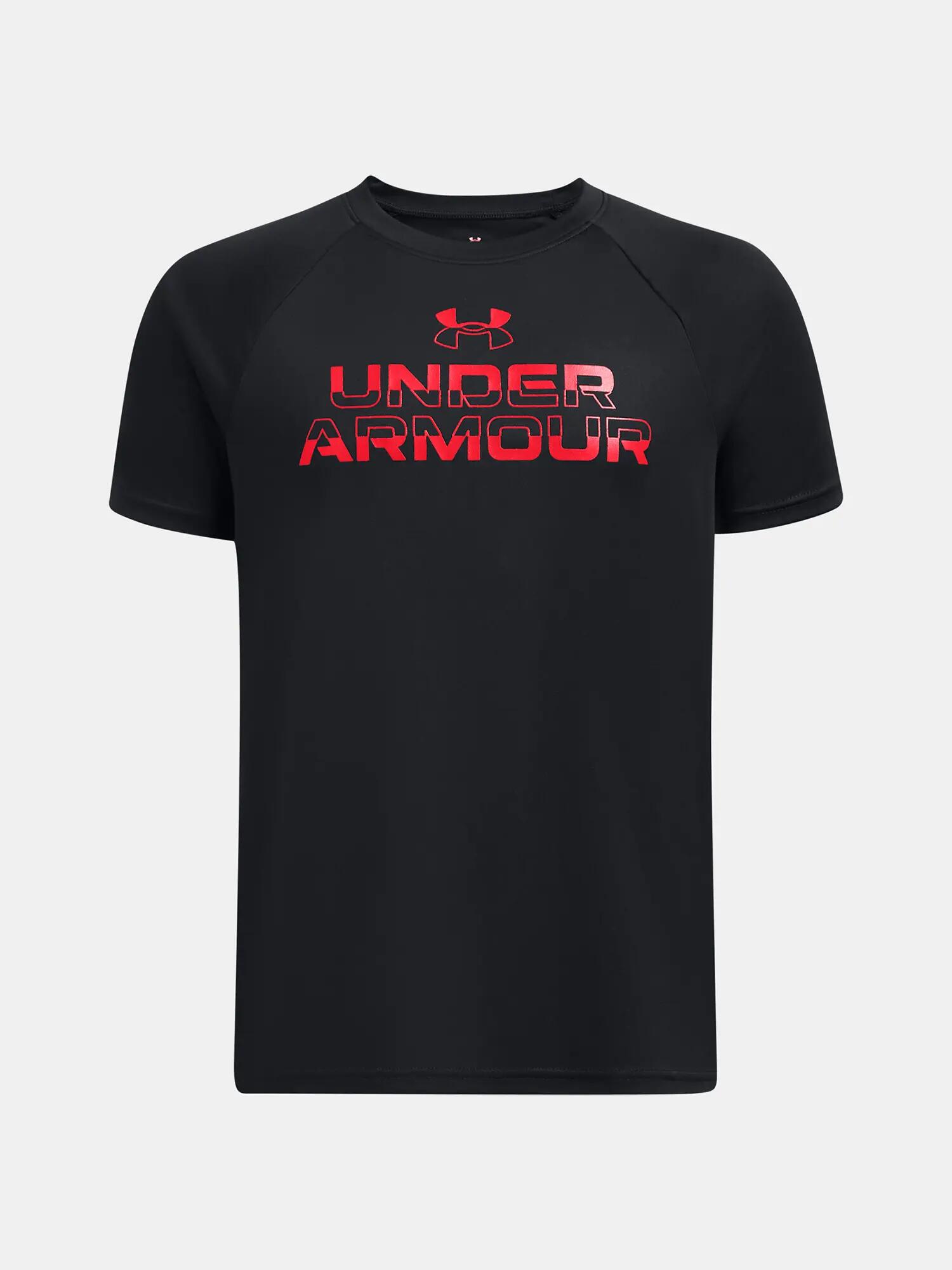 Fiú Under Armour UA Tech Split Wordmark SS póló 1/2