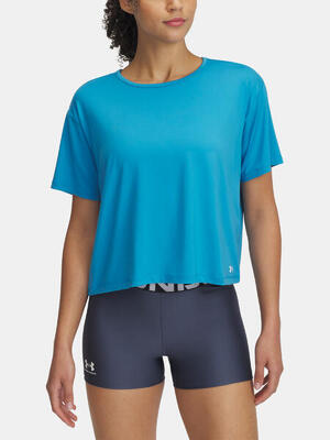 Dames trainingsshirt under armour motion ether blauw/wit