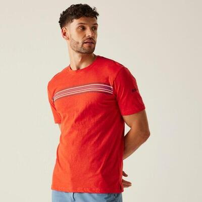 Regatta regatta t-shirts ravia heren poppy red