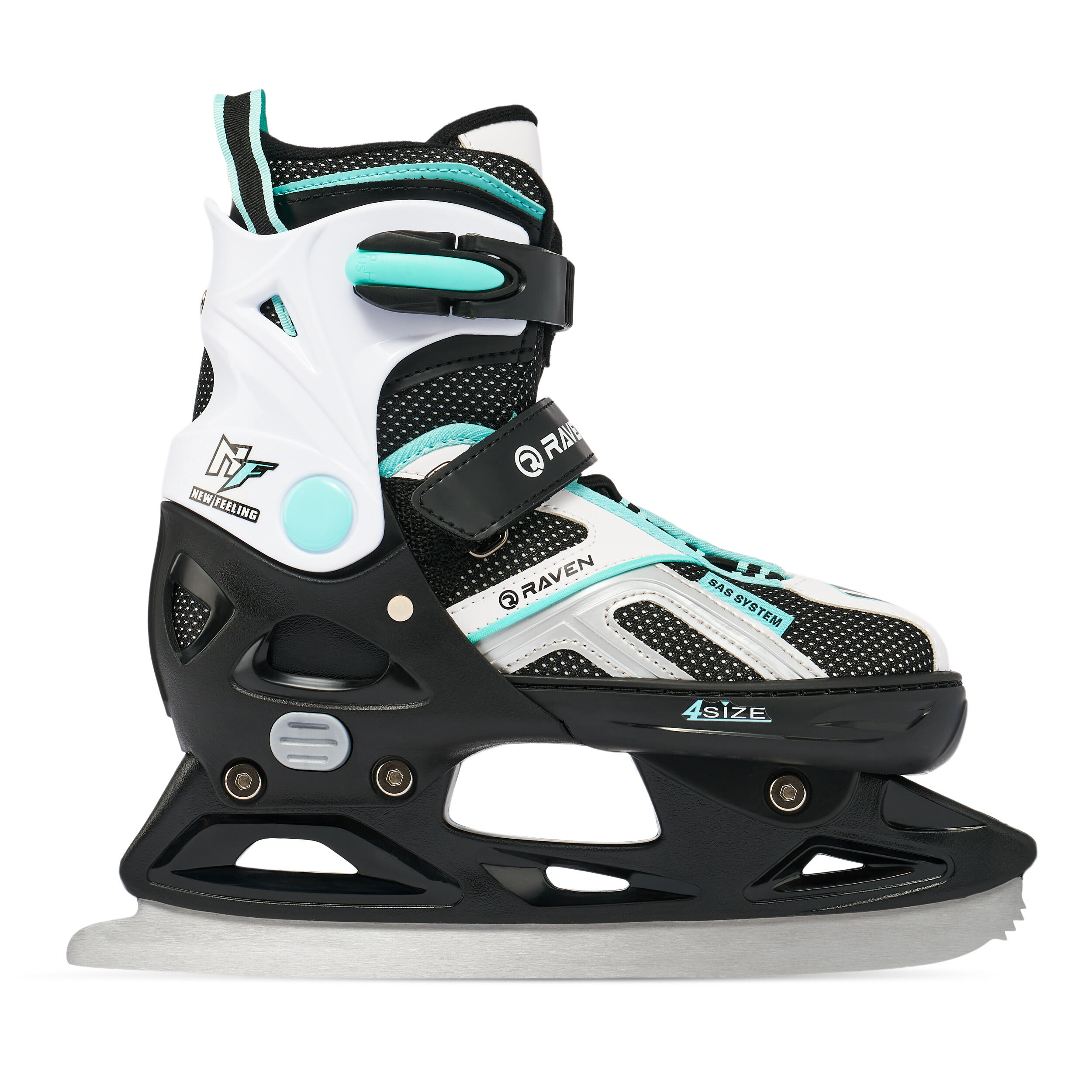 Patines Ajustables 2en1 Profesión Negro/Menta 5/5
