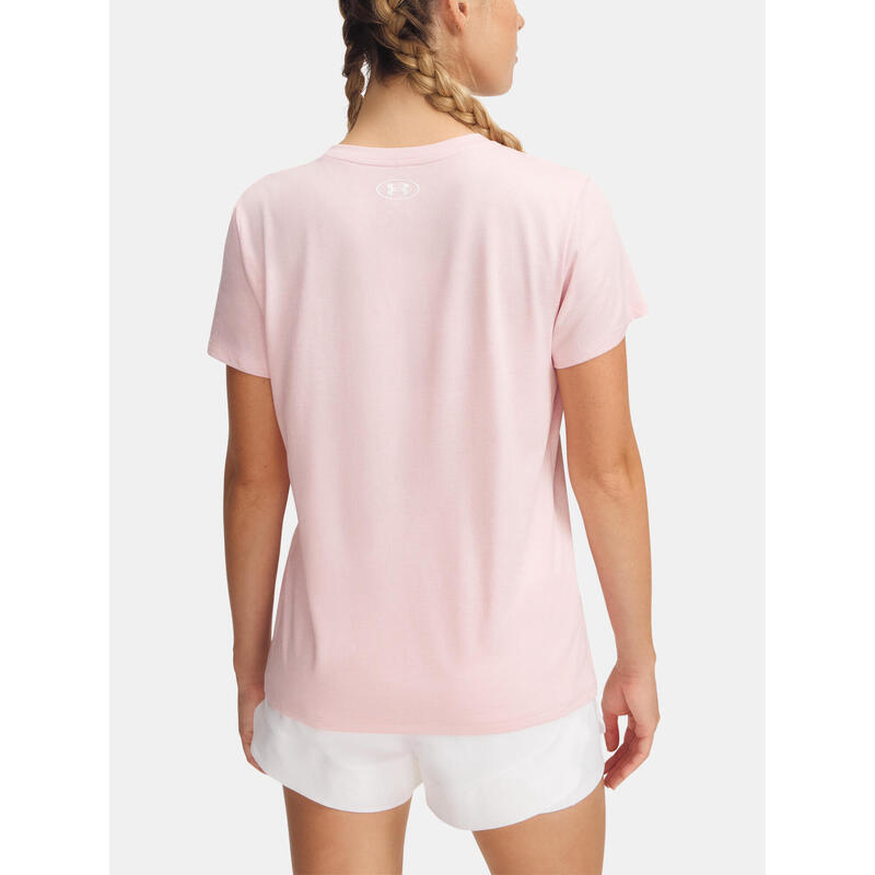 Tricou sport cu mânecă scurtă ?i guler în V pentru femei Under Armour