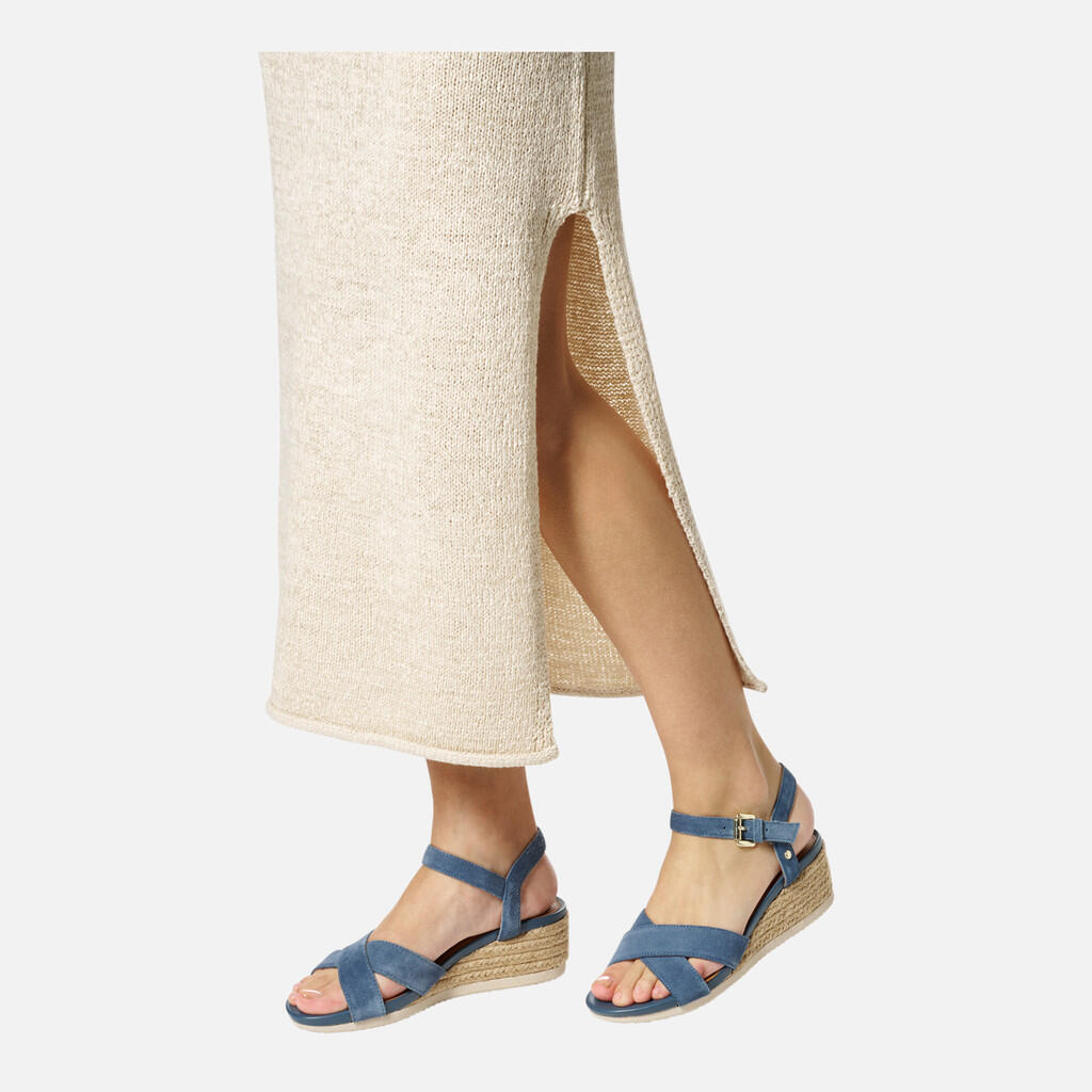 Sandales Femme ISCHIA CORDA WOMAN Bleu Aviateur 3/7