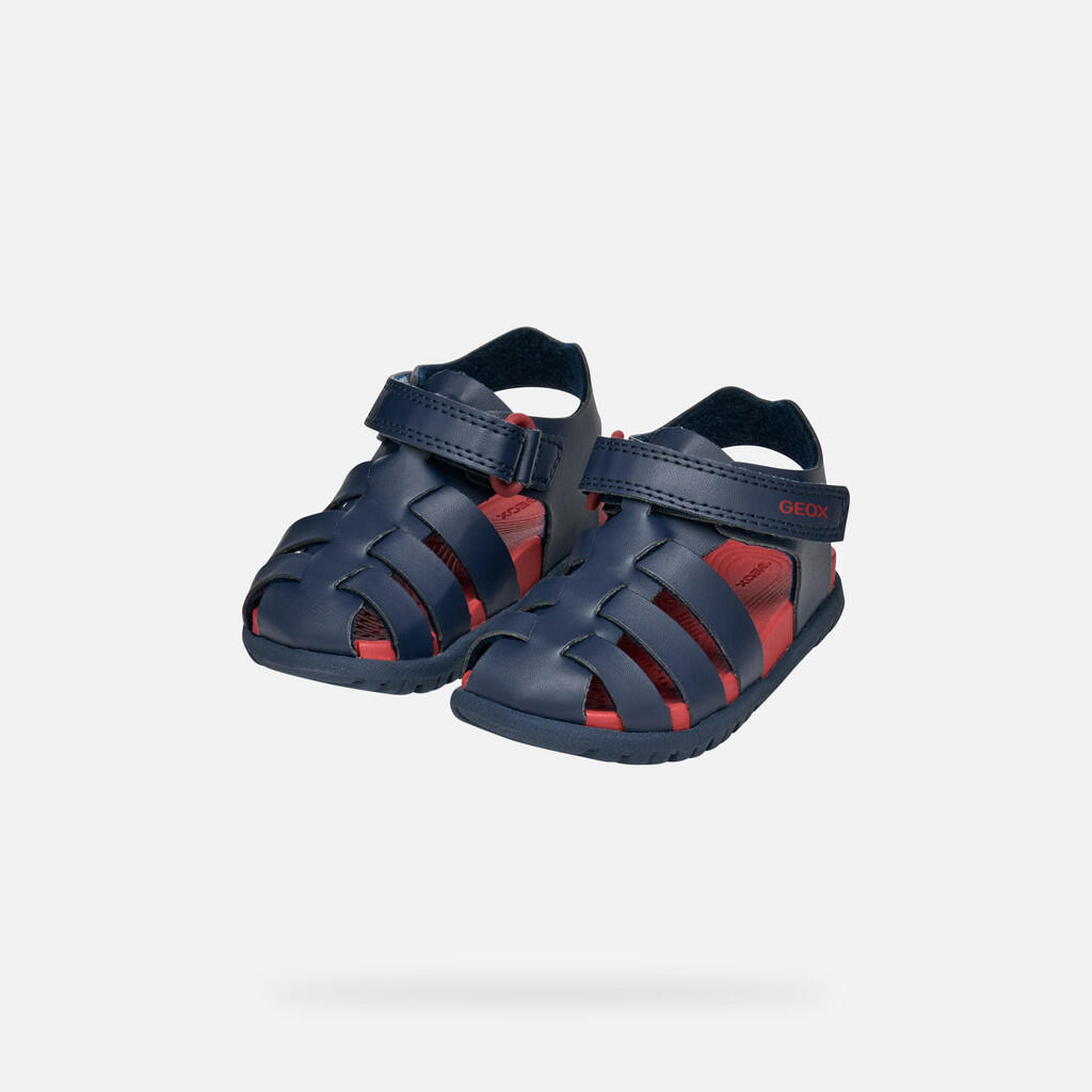 Sandales Bébé Garçon B SANDAL FUSBETTO BO Bleu Marine 3/7