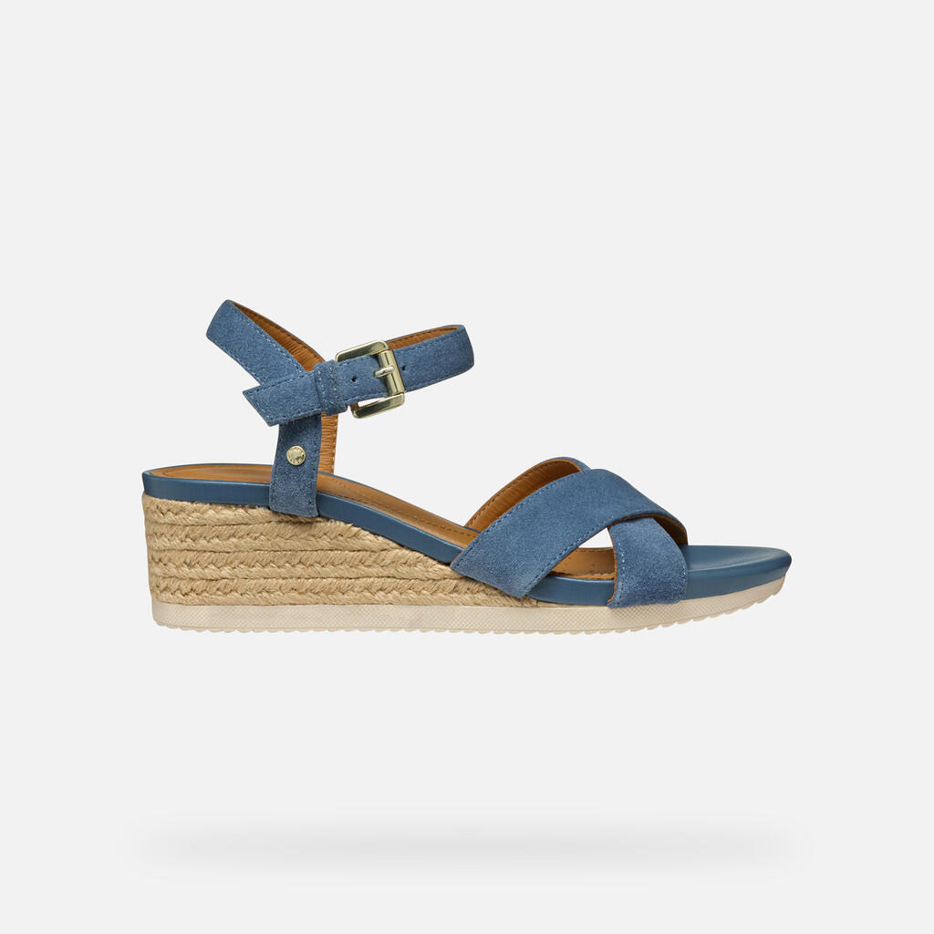 Sandales Femme ISCHIA CORDA WOMAN Bleu Aviateur 2/7