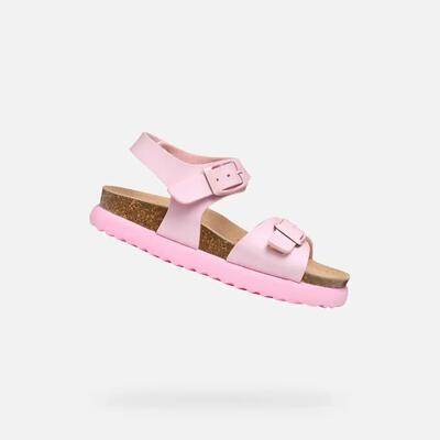 Sandalen geox model j sandal bubblebow g kleur roze
