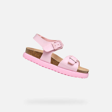 Sandalen Geox Modell J Sandal Bubblebow G Farbe Rosa