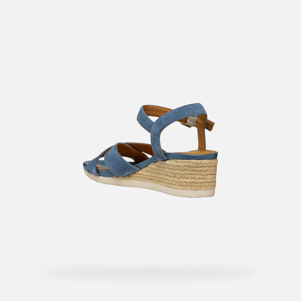 Sandales Femme ISCHIA CORDA WOMAN Bleu Aviateur 6/7