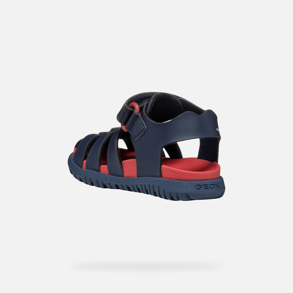 Sandales Bébé Garçon B SANDAL FUSBETTO BO Bleu Marine 5/7