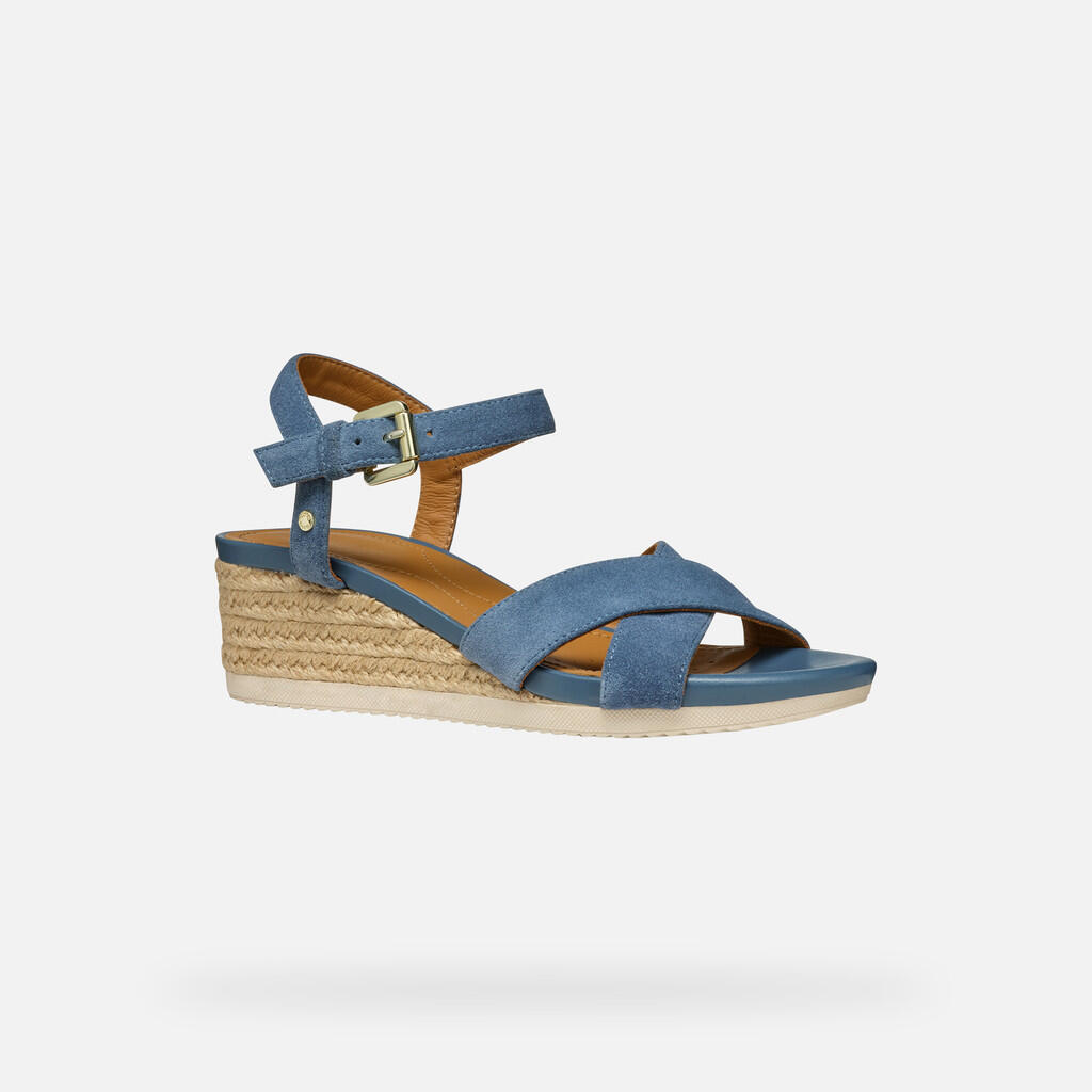Sandales Femme ISCHIA CORDA WOMAN Bleu Aviateur 5/7