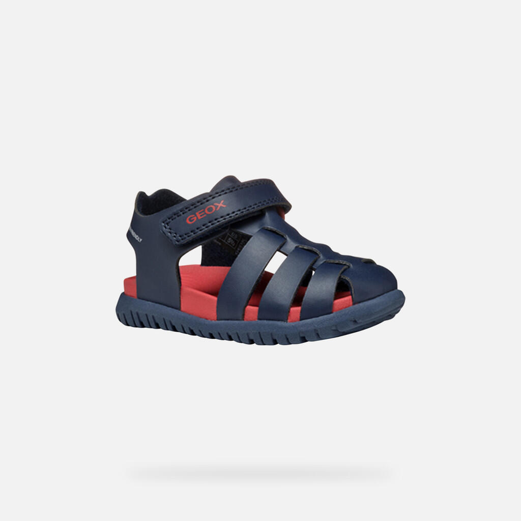 Sandales Bébé Garçon B SANDAL FUSBETTO BO Bleu Marine 4/7