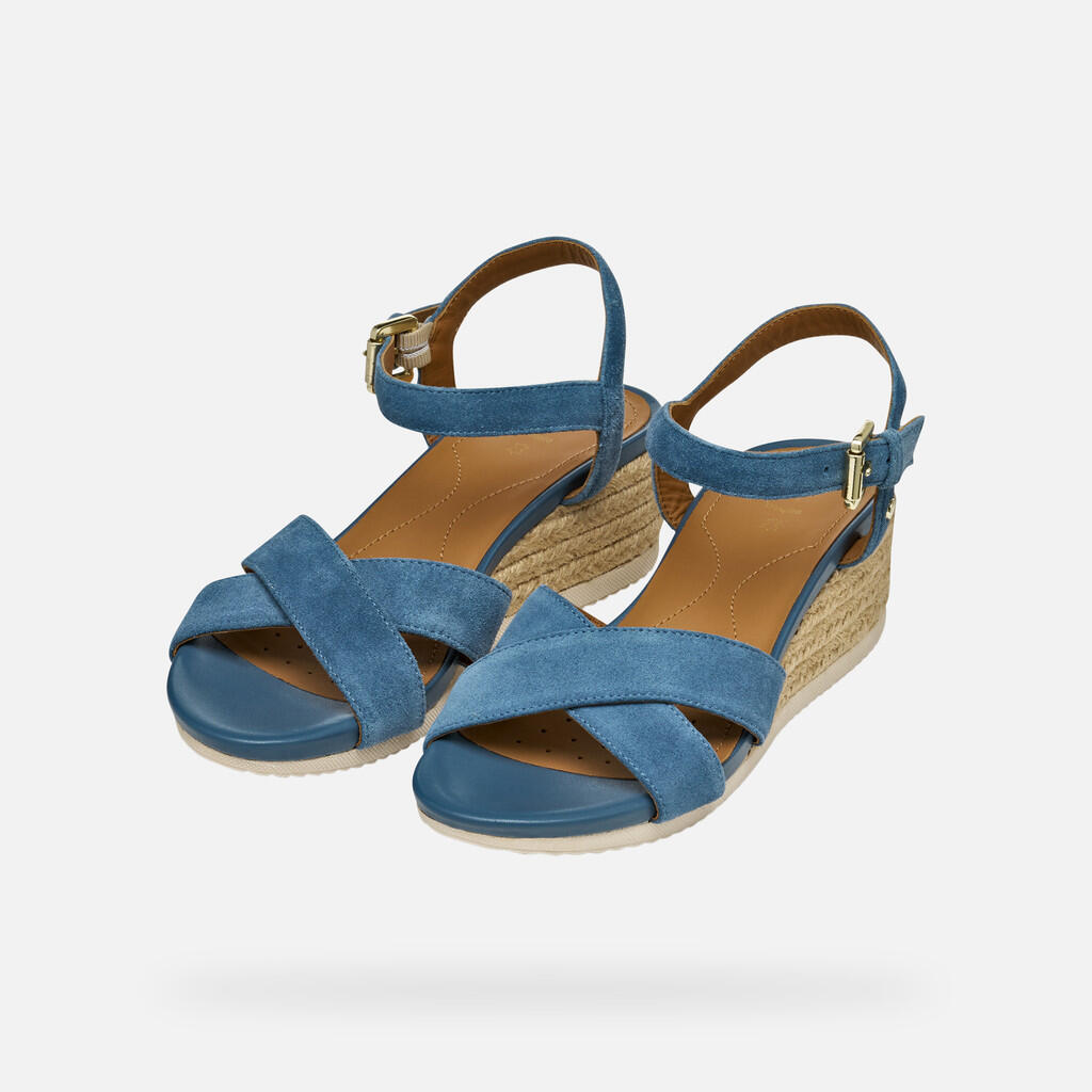 Sandales Femme ISCHIA CORDA WOMAN Bleu Aviateur 4/7