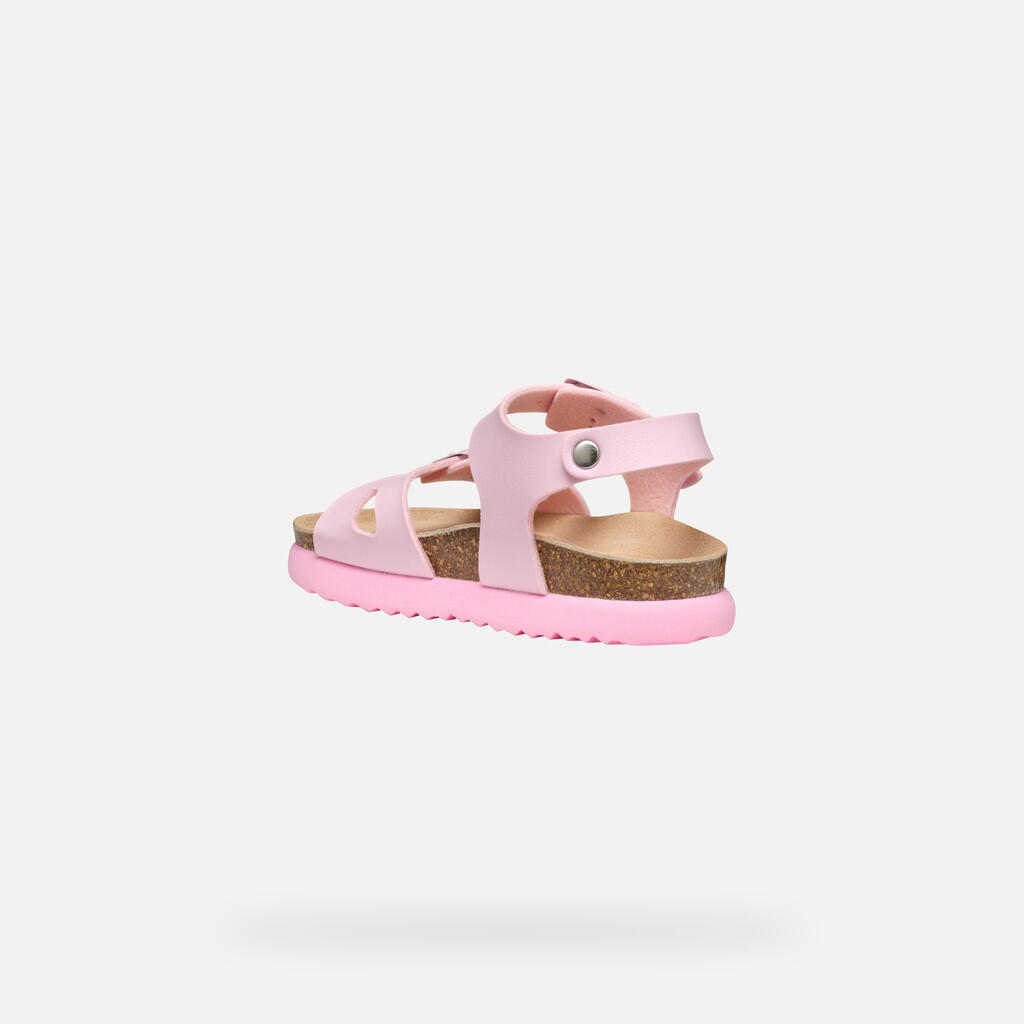 Sandales Fille SANDAL BUBBLEBOW GIRL Rose Clair 5/7
