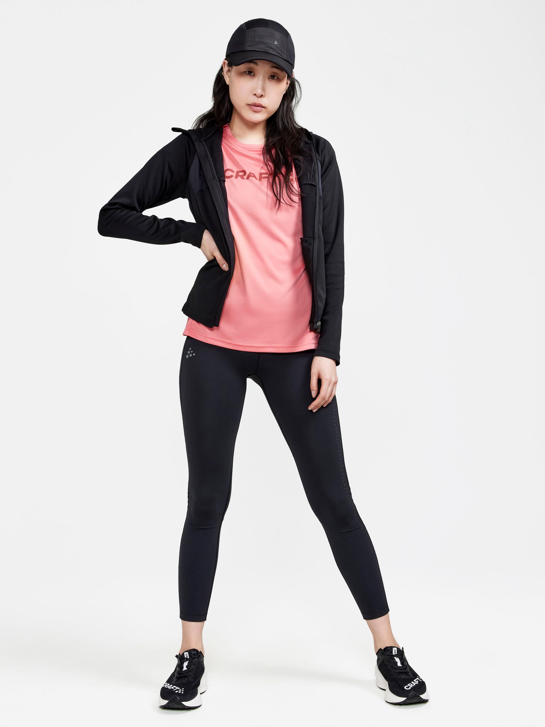 Craft Core Essence Logo Kurzarm Trikot Rosa Damen 4/4