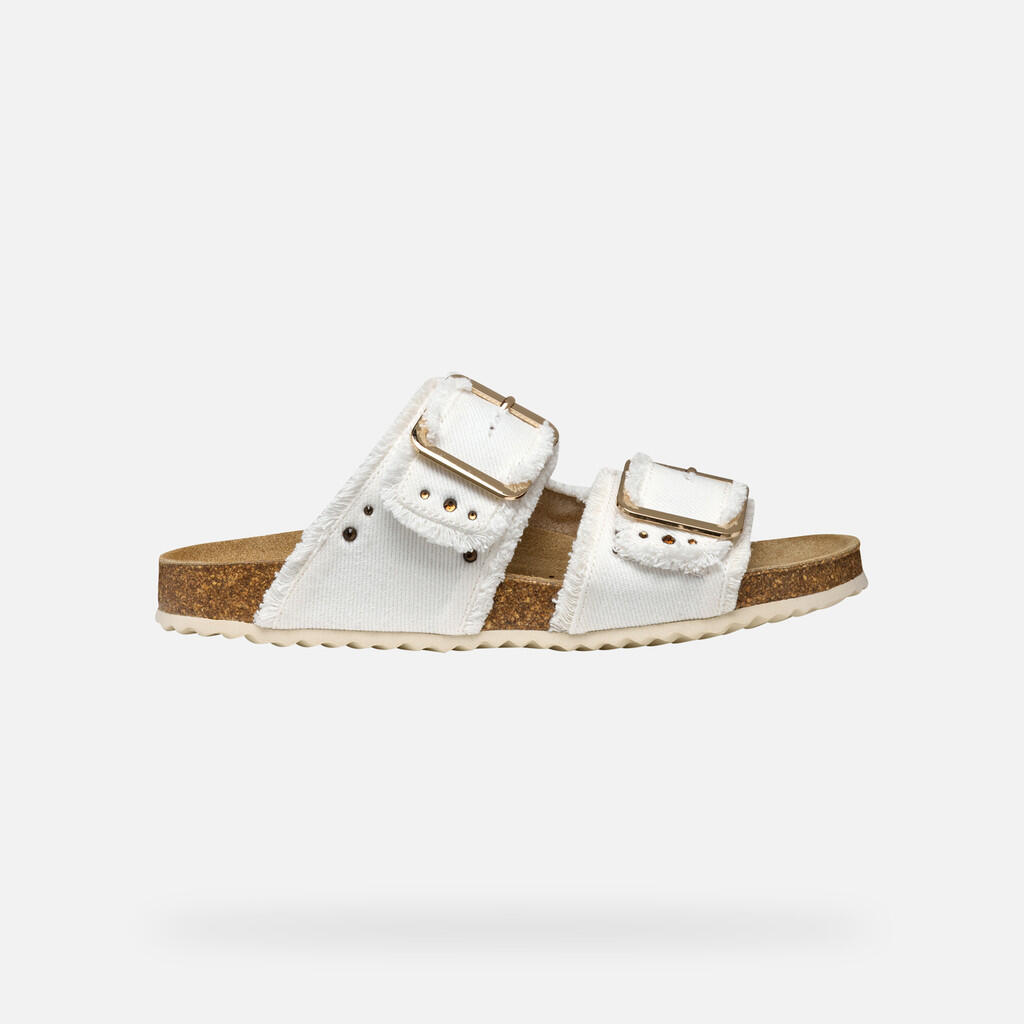 Sandales Femme BRIONIA R WOMAN Blanc Cassé 2/7