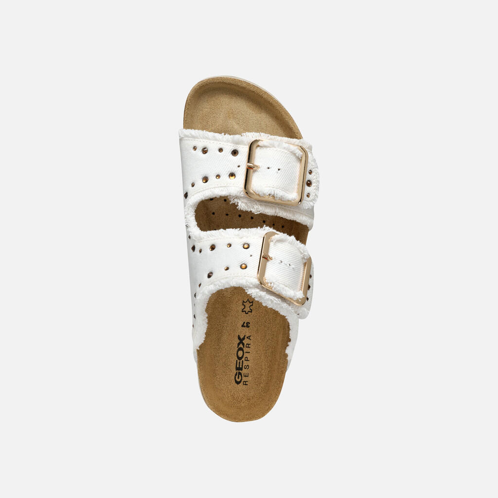 Sandales Femme BRIONIA R WOMAN Blanc Cassé 6/7