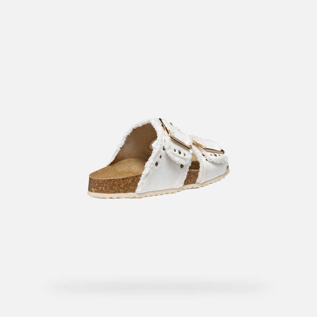 Sandales Femme BRIONIA R WOMAN Blanc Cassé 5/7