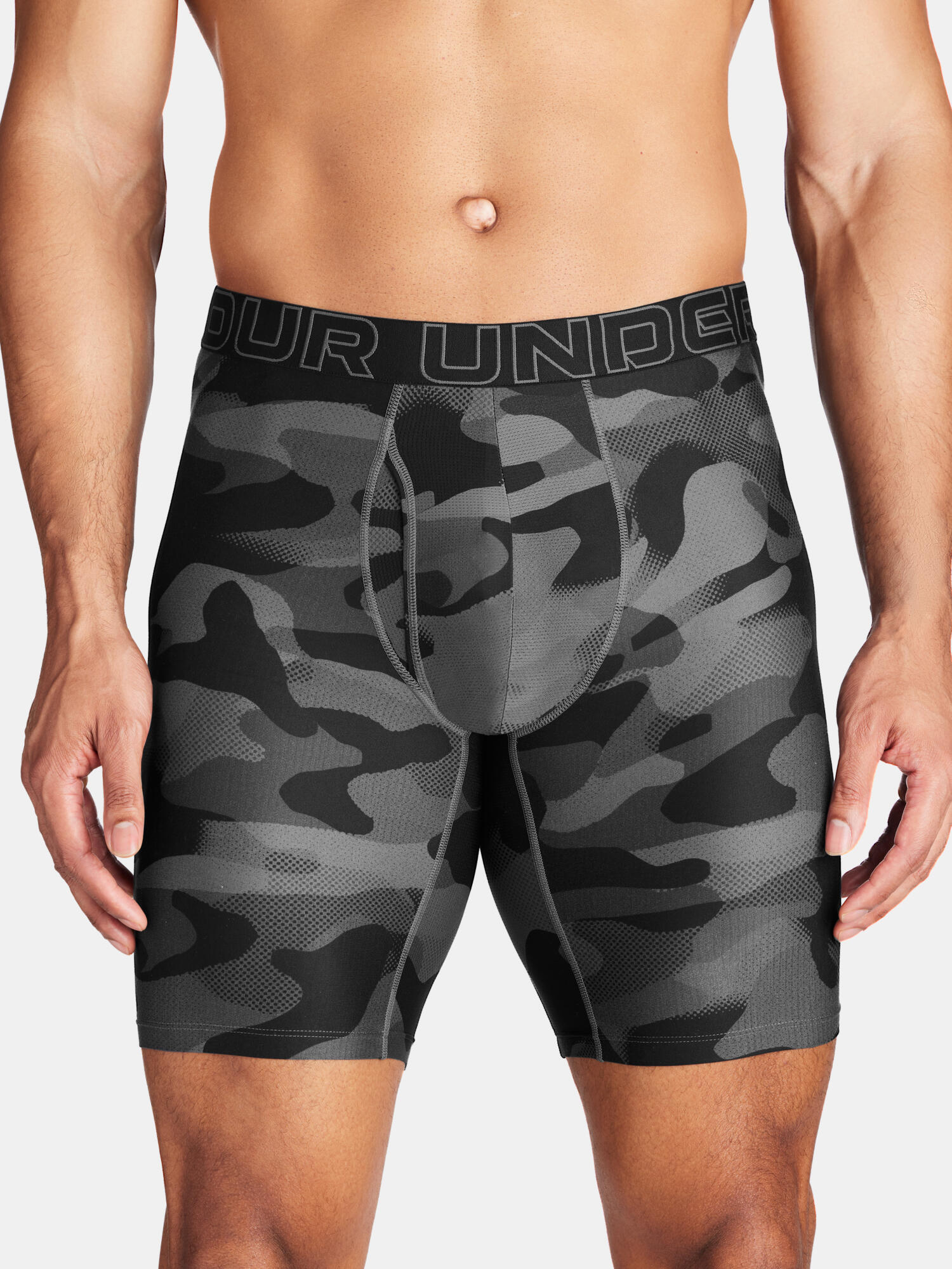 Boxershort Herren 3er Pack Figurbetont-UA PERFORMANCE TECH - PRINT 9 IN 3PK 2/3