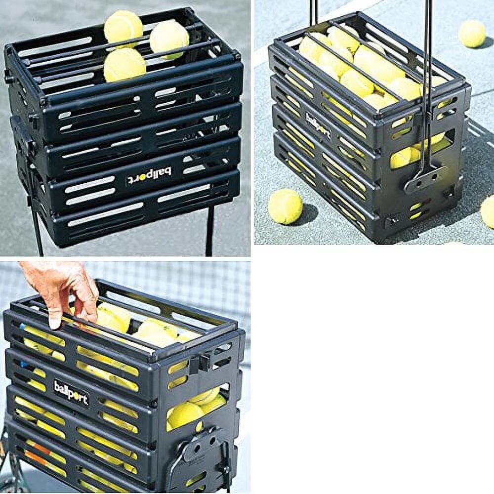 Panier de 80 balles Tourna Ballport noir 2/3