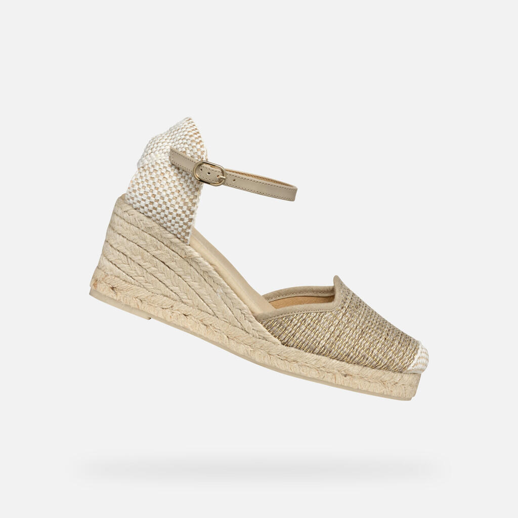 Sandales Femme D GELSA LOW Taupe Clair 1/7