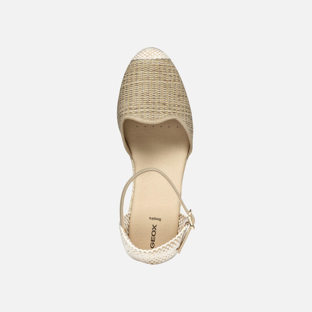 Sandales Femme D GELSA LOW Taupe Clair 6/7