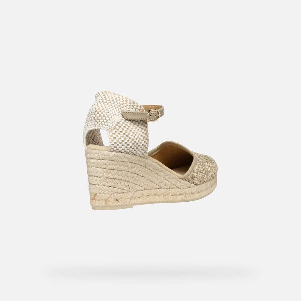 Sandales Femme D GELSA LOW Taupe Clair 5/7