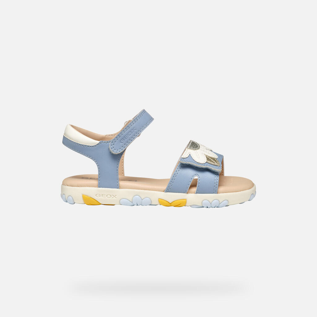 Sandały GEOX J SANDAL HAITI GIRL Niebieski 2/7
