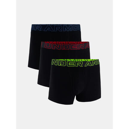 Bokserki męskie Under Armour M Perf Cotton 3-calowe czarne czarne